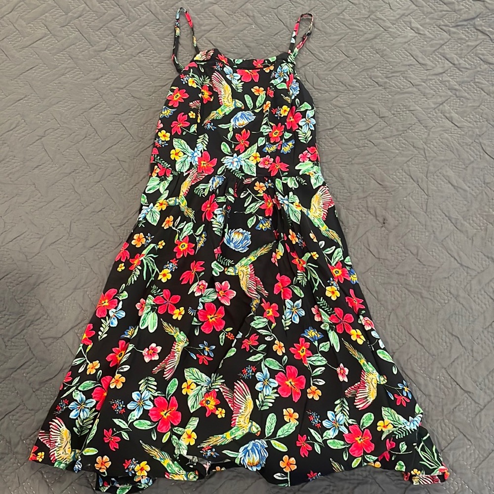 Tropical mini dress